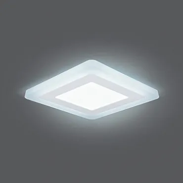 Встраиваемый светильник Gauss Backlight BL123 Цвет плафонов белый Цвет арматуры белый