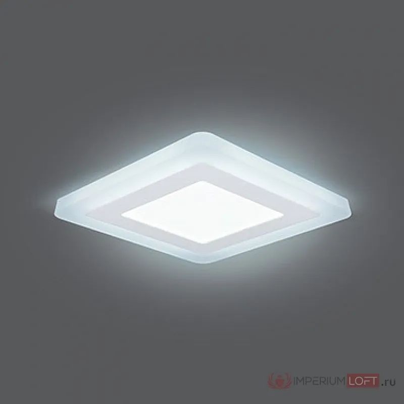 Встраиваемый светильник Gauss Backlight BL123 Цвет плафонов белый Цвет арматуры белый от ImperiumLoft