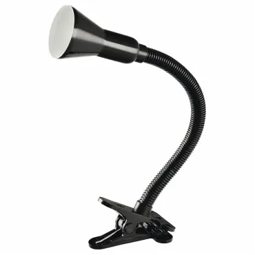 Настольная лампа офисная Arte Lamp Cord A1210LT-1BK Цвет арматуры черный Цвет плафонов черный от ImperiumLoft