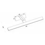 Подсветка для зеркала Maytoni Decart MIR010WL-L12B4K Цвет плафонов черный