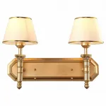 Бра Arte Lamp Budapest A9185AP-2SG Цвет арматуры золото Цвет плафонов золото