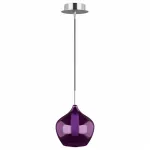 Подвесной светильник Lightstar Pentola 803049 Цвет арматуры хром Цвет плафонов фиолетовый от ImperiumLoft