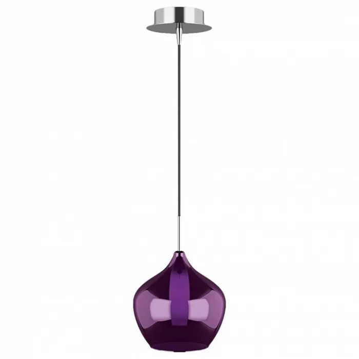 Подвесной светильник Lightstar Pentola 803049 Цвет арматуры хром Цвет плафонов фиолетовый от ImperiumLoft