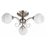 Люстра на штанге TopLight Dana TL3560X-03SN Цвет арматуры никель Цвет плафонов белый от ImperiumLoft