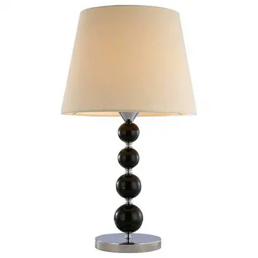 Настольная лампа декоративная Newport 32201/T black без абажуров Цвет арматуры хром Цвет плафонов белый