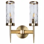 Бра Divinare Sham 4505/17 AP-2 Цвет арматуры латунь Цвет плафонов прозрачный