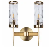 Бра Divinare Sham 4505/17 AP-2 Цвет арматуры латунь Цвет плафонов прозрачный