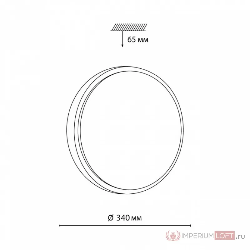 Накладной светильник Sonex Losta 7607/CL от ImperiumLoft