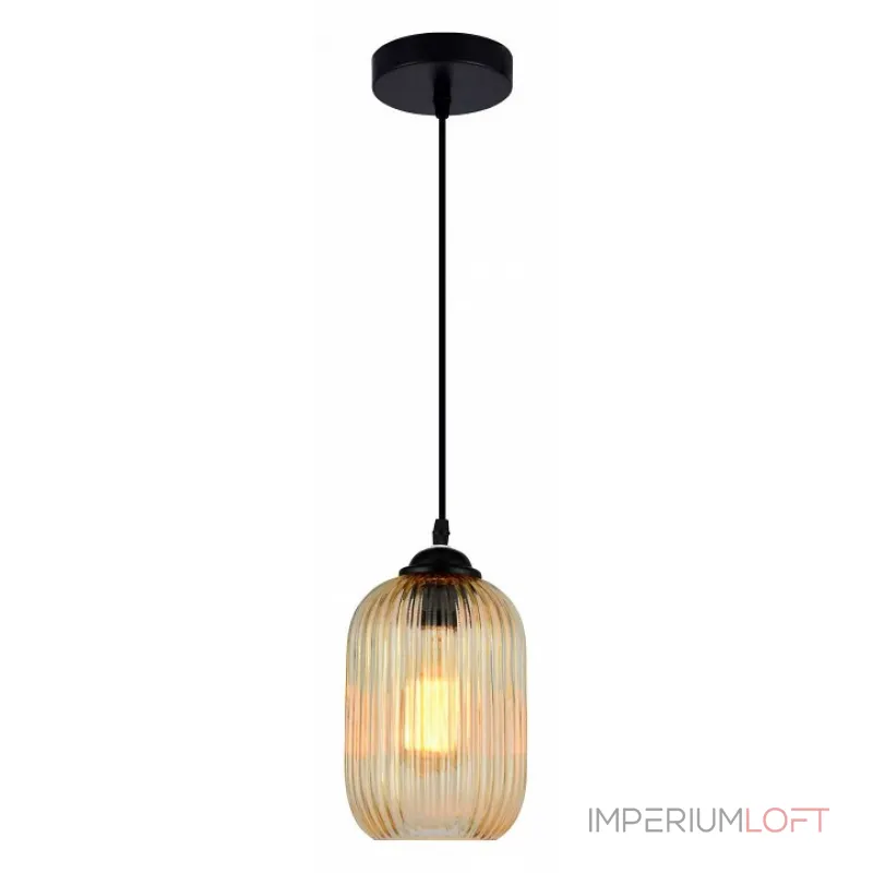 Подвесной светильник Stilfort Eraclio 2054/03/01P Цвет плафонов янтарный Цвет арматуры черный