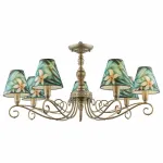 Подвесная люстра Lamp4You Provence 12 E4-07-H-LMP-O-12 Цвет арматуры золото Цвет плафонов разноцветный от ImperiumLoft