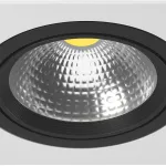 Встраиваемый светильник Lightstar Intero 111 i8260607 Цвет арматуры черно-белый