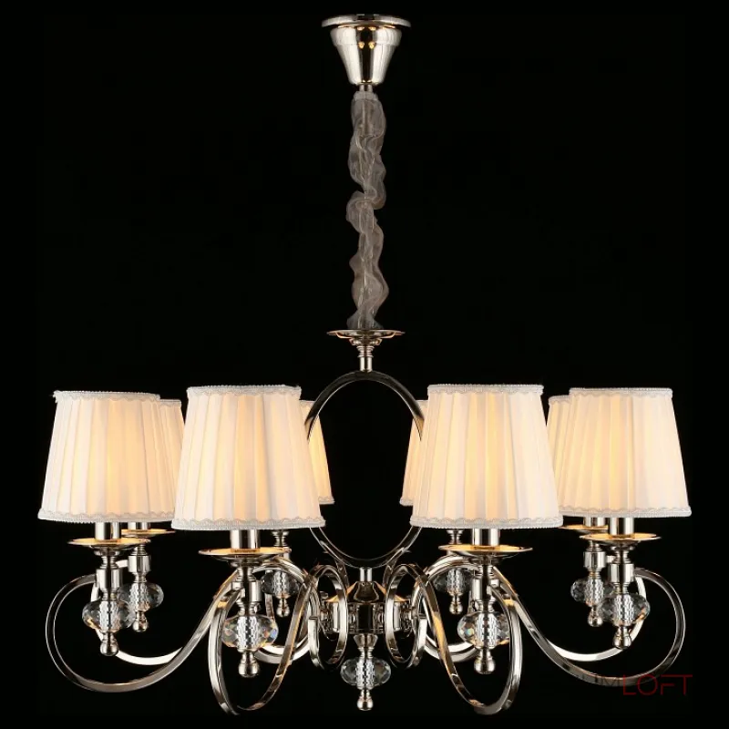 Подвесная люстра Aployt Reni APL.717.03.08 Цвет арматуры хром Цвет плафонов белый от ImperiumLoft Подвесная люстра Aployt Reni APL.717.03.08 Цвет арматуры хром Цвет плафонов белый от ImperiumLoft