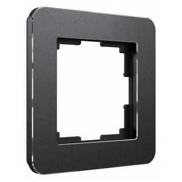 Рамка на 1 пост Werkel Platinum черный W0012608