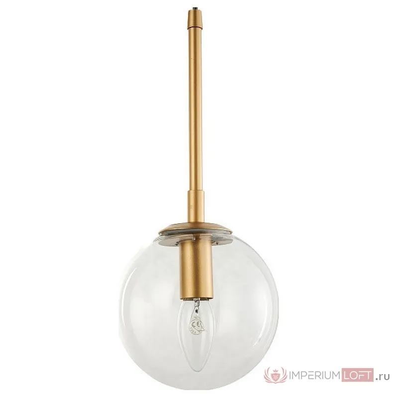 Подвесной светильник Favourite Marmore 2671-1P цвет арматуры золото цвет плафонов прозрачный от ImperiumLoft