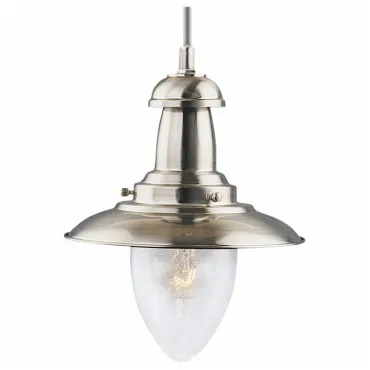 Подвесной светильник Arte Lamp Fisherman A5518SP-1SS Цвет арматуры серебро Цвет плафонов прозрачный