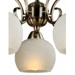 Подвесная люстра Arte Lamp Margo A9316LM-5AB Цвет арматуры бронза Цвет плафонов белый от ImperiumLoft