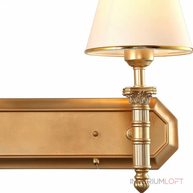 Бра Arte Lamp Budapest A9185AP-2SG Цвет арматуры золото Цвет плафонов золото
