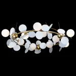 Подвесная люстра Loft it Matisse 10008/1050 white Цвет арматуры золото Цвет плафонов белый от ImperiumLoft