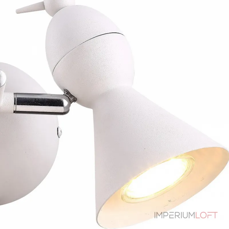 Бра Arte Lamp Picchio A9229AP-2WH Цвет арматуры белый Цвет плафонов белый