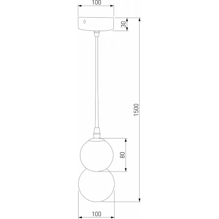 Подвесная люстра Eurosvet Polar 50250/1 LED серый от ImperiumLoft