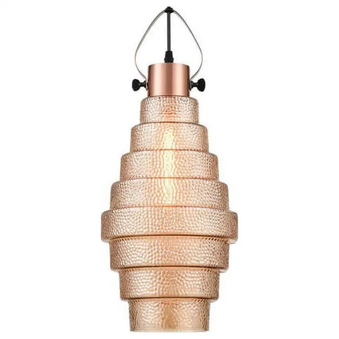 Подвесной светильник Vele Luce Genio 654 VL5404P11 Цвет плафонов янтарный Цвет арматуры золото от ImperiumLoft