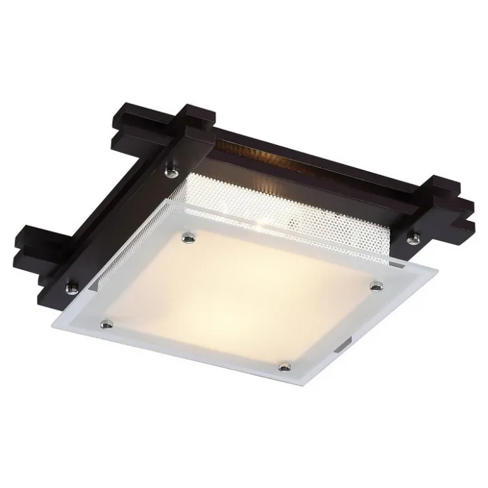 Накладной светильник Arte Lamp Archimede A6462PL-2CK Цвет арматуры коричневый Цвет плафонов белый от ImperiumLoft