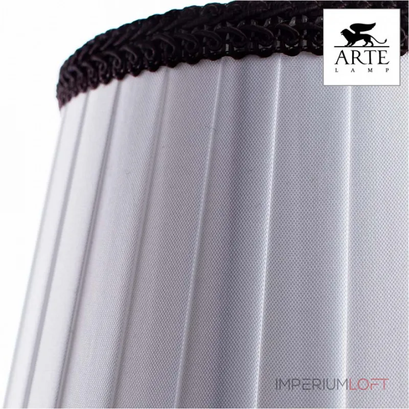 Бра Arte Lamp Irene A5133AP-1BR Цвет арматуры коричневый Цвет плафонов белый