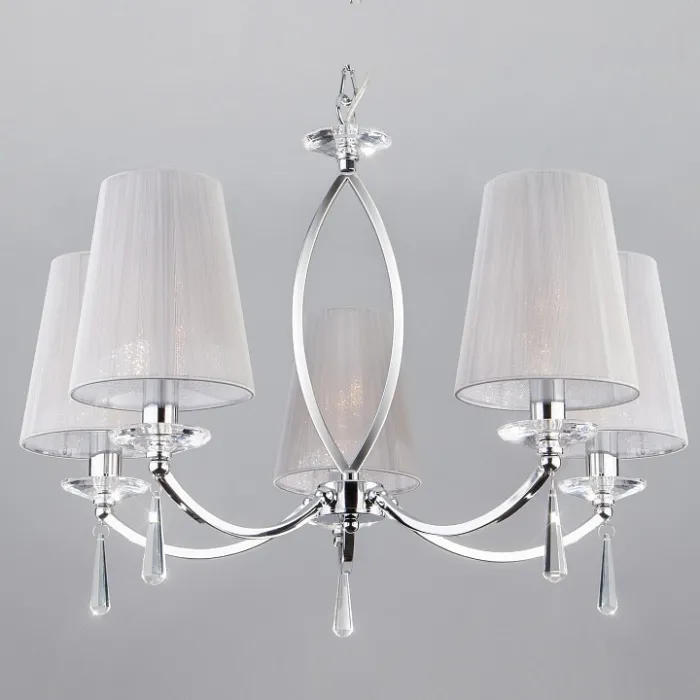 Подвесная люстра Eurosvet Valery 60079/5 хром от ImperiumLoft