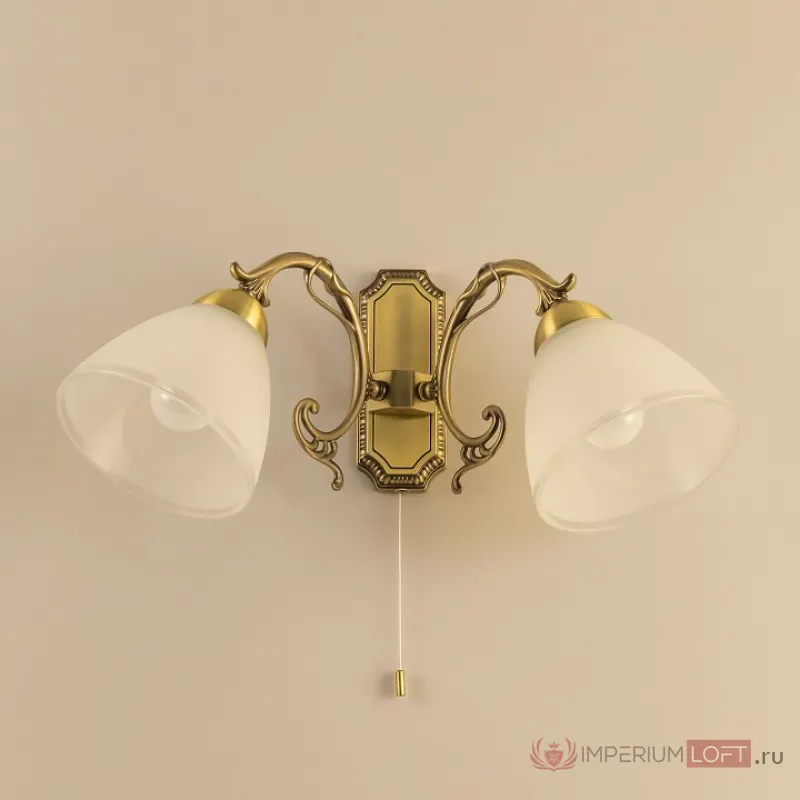 Бра Citilux Латур CL413421 Цвет арматуры бронза Цвет плафонов белый от ImperiumLoft