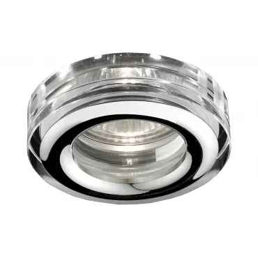 Встраиваемый светильник Novotech Aqua 369879 Цвет арматуры серебро Цвет плафонов хром от ImperiumLoft