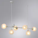 Подвесной светильник Arte Lamp Gemelli A2150SP-6WG Цвет арматуры Белый Цвет плафонов Белый от ImperiumLoft