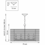 Подвесная люстра Lightstar Zeta 728083 