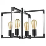 Подвесной светильник Vele Luce Turin 742 VL5022P04 Цвет арматуры черный от ImperiumLoft