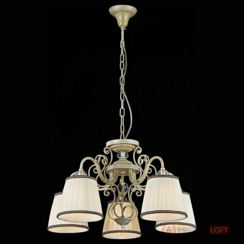 Подвесная люстра Maytoni Vintage ARM420-05-G Цвет арматуры кремовый Цвет плафонов белый от ImperiumLoft