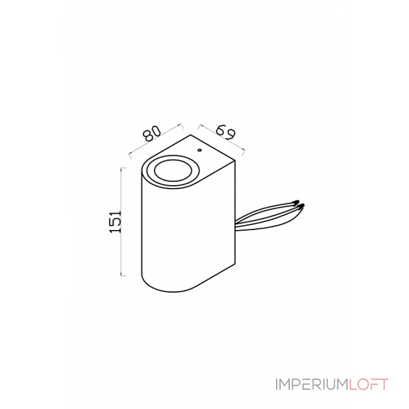 Накладной светильник Maytoni Slat O044WL-02B