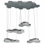 Подвесной светильник Lightstar Favo LED 750264 Цвет арматуры серебро от ImperiumLoft