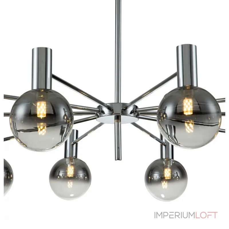 Люстра на штанге Indigo Collana 13015/10R Chrome