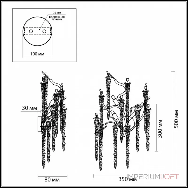 Бра Odeon Light Banche 1 5005/3W от ImperiumLoft Бра Odeon Light Banche 1 5005/3W от ImperiumLoft