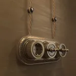 Выключатель на 4 положения двухклавишный без рамки Werkel Ретро бронзовый W5720012 от ImperiumLoft