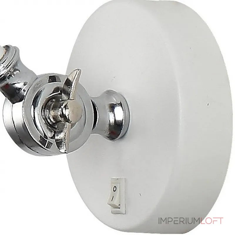 Бра Arte Lamp 2055 A2055AP-1WH Цвет арматуры белый Цвет плафонов белый от ImperiumLoft Бра Arte Lamp 2055 A2055AP-1WH Цвет арматуры белый Цвет плафонов белый от ImperiumLoft