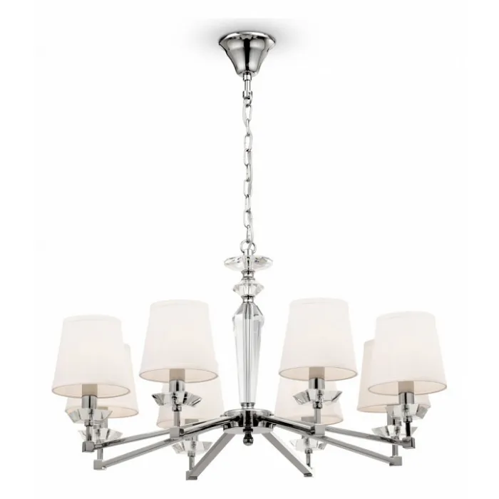 Подвесная люстра Maytoni Beira MOD064PL-08N Цвет арматуры неокрашенный Цвет плафонов белый от ImperiumLoft