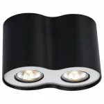 Накладной светильник Arte Lamp Falcon A5633PL-2BK Цвет арматуры черный Цвет плафонов прозрачный