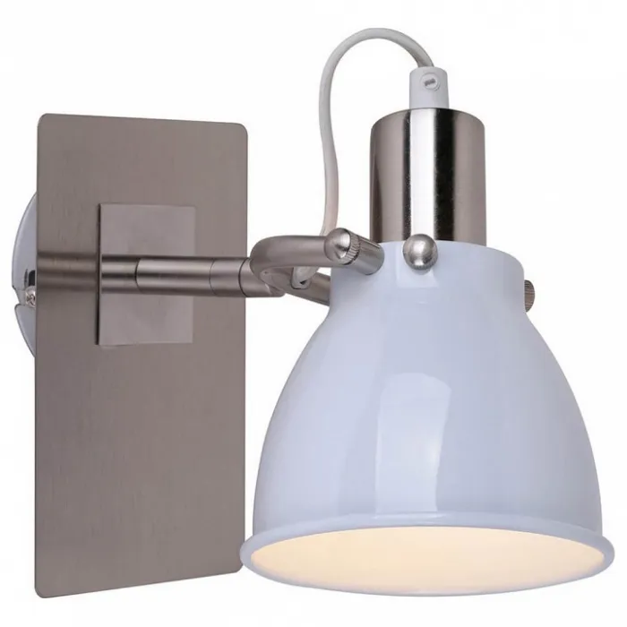 Спот Zumaline Pictor RLB94023-1W Цвет арматуры никель Цвет плафонов белый от ImperiumLoft