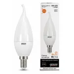 Лампа светодиодная Gauss Led Elementary Candle Tailed E14 6Вт 3000K 34116