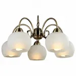 Подвесная люстра Arte Lamp Margo A9316LM-5AB Цвет арматуры бронза Цвет плафонов белый от ImperiumLoft