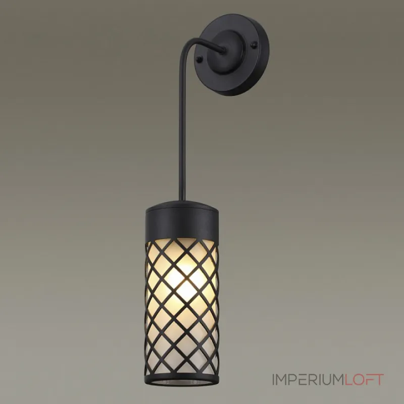 Светильник на штанге Odeon Light Dunes 4834/1W Цвет плафонов белый Цвет арматуры черный Светильник на штанге Odeon Light Dunes 4834/1W Цвет плафонов белый Цвет арматуры черный