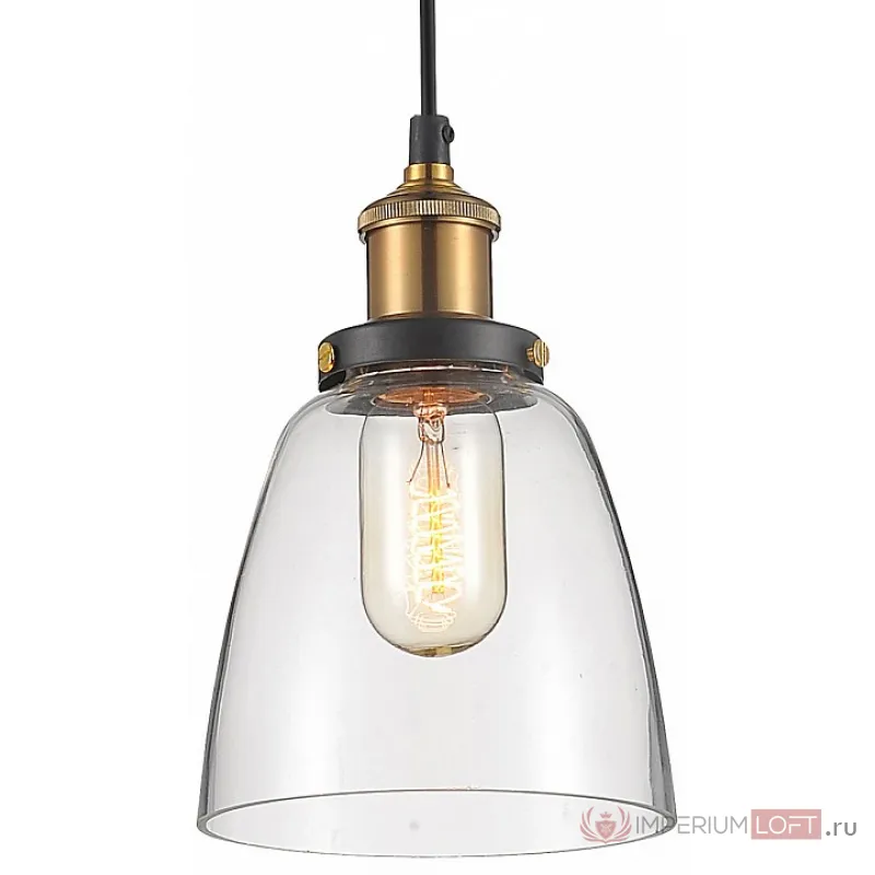 Подвесной светильник Favourite Cascabel 1874-1P Цвет плафонов прозрачный Цвет арматуры бронза от ImperiumLoft