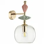 Бра Odeon Light Bizet 4855/1WB Цвет плафонов прозрачный Цвет арматуры золото