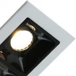 Встраиваемый светильник Arte Lamp Grill A3153PL-3BK Цвет арматуры черный Цвет плафонов розовый