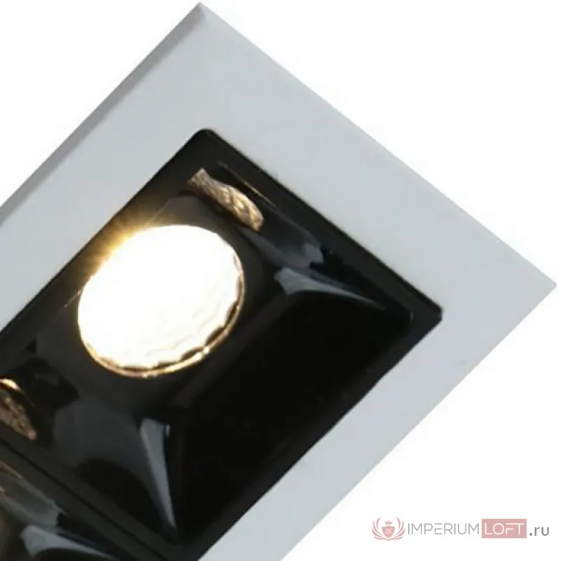 Встраиваемый светильник Arte Lamp Grill A3153PL-3BK Цвет арматуры черный Цвет плафонов розовый от ImperiumLoft